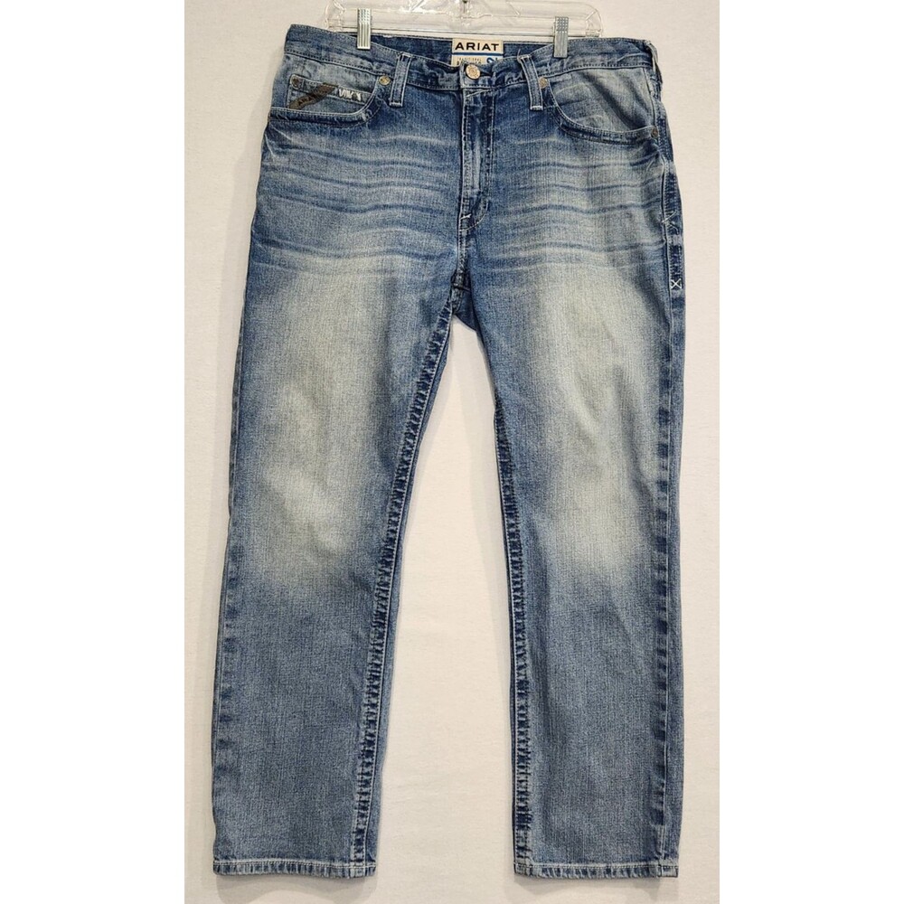 Men's Ariat M2 Jeans Relaxed Boot Cut Jeans 36x32 ( 37.5x31) Western Cowboy
